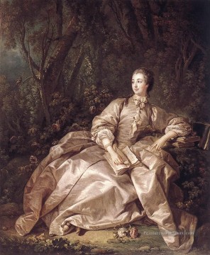 François Boucher œuvres - Madame de Pompadour Rococo François Boucher